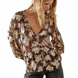 NWOT Free People Scorpio Blouse